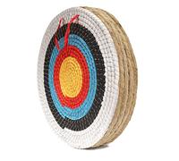 DOSTYLE Tradizionale bersaglio rotondo realizzato a mano in paglia solida per tiro con l'arco con l'arco colorato a cinque strati per archi ricurvi