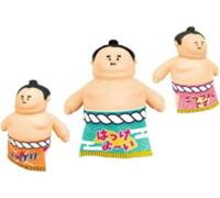 Dosukoi Squishy 3 tipi set completo Cute sumo wrestler Soft like marshmallow JP