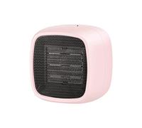 DOSUNO Stufetta elettrica Basso consumo, Riscaldatore del riscaldatore Elettrico, riscaldatore a Ventola da 500 W, riscaldatore in Ceramica, riscaldatore Portatile con 2 Modelli,Rosa