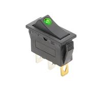 DOT-2D3P-GREEN-LED KCD3 220V ON/OFF SPST Interruttore a bilanciere unipolare a singolo lancio 20A 125VAC