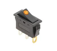 DOT-2D3P-YELLOW-LED KCD3 220V ON/OFF SPST Interruttore a bilanciere unipolare a singolo lancio 20A 125VAC