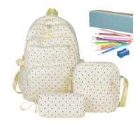Dot 3-Piece Backpack Set for Girls: The dot 3-piece set of backpacks for gi | Dot 3-Piece Backpack Set for Girls: The dot 3-piece set of backpacks for girls offers a large capacity backpack with shoulder