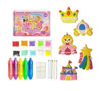 Dot Art For Kids - Funny Educational | Keychain Making Beginner Dotting Toys for School and Class, Educational Craft Supplies For Children, Fun; Perfect for Developing Fine Motor Skills in Kids