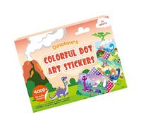 Dot Art Sticker Cartoon Animali Safe Fun Project Kids Sticker