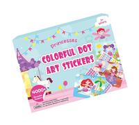 Dot Art Sticker Cartoon Animali Safe Fun Project Kids Sticker