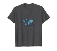 DOT By DOT, Colleghiamo Il Mondo Maglietta, Uomo, Grigio Scuro, 3XL