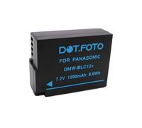 Dot.Foto DMW-BLC12, DMW-BLC12E Premium 7.2v / 1200mAh Batteria Ricaricabile per Panasonic Lumix DC-G97 DMC-FZ200 DMC-FZ1000 DMC-G5 DMC-G6 DMC-G7 DMC-GX8 DMC-G85 DMC-GH2