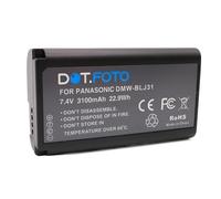 Dot.Foto DMW-BLJ31 Premium 7.4v / 3100mAh Batteria Ricaricabile per Panasonic Lumix DC-S1, DC-S1R