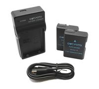 Dot.Foto EN-EL14, EN-EL14a Premium 1030mAh Batteria (x2) & Caricabatterie USB per Nikon DF, D3100, D3200, D3300, D3400, D3500, D5100, D5200, D5300, D5500, D5600, Coolpix P7000 P7100 P7700 P7800