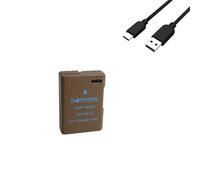 Dot.Foto EN-EL14, EN-EL14a Premium 7.2v / 1100mAh Batteria Ricaricabile USB-C per Nikon DF D3100 D3200 D3300 D3400 D3500 D5100 D5200 D5300 D5500 D5600 Coolpix P7000 P7100 P7700 P7800