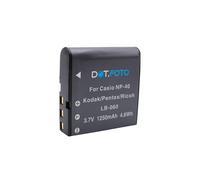 Dot.Foto LB-060 Premium 3.7v / 1250mAh Batteria Ricaricabile per Pentax XG-1