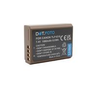 Dot.Foto LP-E10 Premium 7.4v / 1080mAh Batteria USB-C Ricaricabile per Canon EOS 1100D, 1200D, 1300D, 1500D, 2000D, 3000D, 4000D