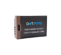 Dot.Foto LP-E17 Premium 7.2v / 1040mAh Batteria USB-C Ricaricabile per Canon EOS 77D, 200D, 200D Mark II, 250D, 750D, 760D, 800D, 850D / EOS RP, R50, R100