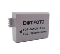 Dot.Foto LP-E5 Premium 7.4v / 1050mAh Batteria Ricaricabile per Canon EOS 450D, 500D, 1000D