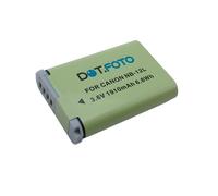 Dot.Foto NB-12L Premium 3.6v /1910mAh Batteria Ricaricabile per Canon PowerShot N100, G1 X Mark II, Legria/Vixia mini X