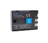 Dot.Foto NB-2L, NB-2LH, BP-2L5 Premium 7.4v / 740mAh Batteria Ricaricabile per Canon EOS 350D 400D MD265 MV960 PowerShot G7 G9 S70 S80 ZR950 ZR960 HG10 HV40