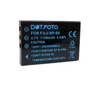 Dot.Foto NP-60 Premium 3.7v / 1150mAh Batteria Ricaricabile per Fujifilm FinePix 50i, F401, F410, F601 Zoom, M603
