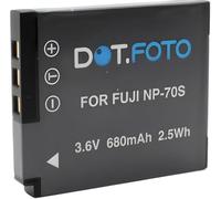 Dot.Foto NP-70S Premium 3.6v / 680mAh Batteria Ricaricabile per Fujifilm Instax Mini 99