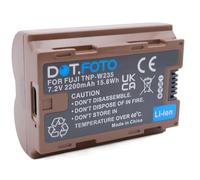 Dot.Foto NP-W235 Premium 7.2v / 2200mAh Batteria USB-C Ricaricabile per Fujifilm GFX 50S II, GFX 100S, GFX100 II, X-H2, X-T4, X-T5, X-S20