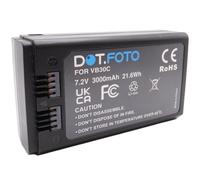 Dot.Foto VB26A, VB30, WB100 Premium 7.2v / 3000mAh Batteria Ricaricabile per Godox V1, V850 III, V860 III, MF-R76, Ring 72, AD100 PRO, V1 PRO