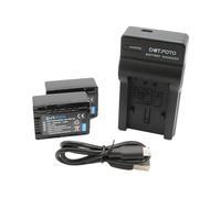 Dot.Foto VW-VBT190 Premium 1940mAh Batteria (x2) & Caricabatterie USB Compatto per Panasonic HC-V110, HC-V130, HC-V160, HC-V180, HC-V201, HC-V250,HC-V260,V720 V750 V770 V777 VX870 VX980 VX989