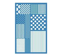 Dot Grid Clay Silk Screen riutilizzabile stampa serigrafica su argilla gioielli orecchini stencil decorazione lavabile serigrafia stampe