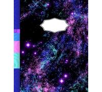 Dot Grid Composition Notebook: Galaxy Nebula Space, Galaxy Themed Colors: Journal, Subject book