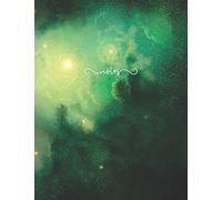 DOT GRID JOURNAL: 8.5 x 11 Notebook With Page Numbers | For Bullet Journaling, Artsy Lettering, Field Notes | Dotted Paper Book | 110 Numbered Pages | Soft Cover Green Space