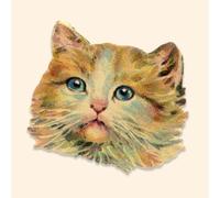 Dot Grid Journal: 8.5 x 8.5 in. 200 Page Notebook for Journaling, Gratitude, Plans, and Creativity | Orange Tabby Cat Cover