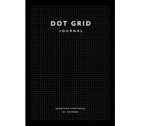 Dot Grid Journal: Quaderno Puntinato 108 Pagine A4 || Appunti, Esercizi di Calligrafia, Hand Lettering, Logo Design, Dotted Notebook || Soft Cover Grande | Nero