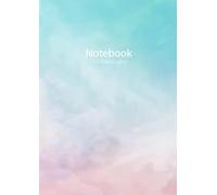 Dot Grid Journal: Quaderno Puntinato - Taccuino A4 con pagine puntinate 0,5mm - Dotted notebook per lettering e sketching - 100 pagine - copertina morbida acquerelli