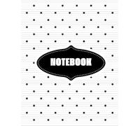 Dot Grid Notebook: 100 Pages, 8.5 x 11, Bullet Journal, Simple Black & White Interior for Notes, Planning & Journaling: Minimalist Dot Grid Notebook ... Writers, Artists, and Creative Planners