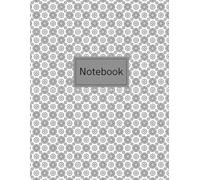 Dot Grid Notebook: 100 Pages, 8.5 x 11, Minimalist Gray & White Pattern for Bullet Journaling, Notes, Planning & Creative Writing: Stylish Gray & ... Writers, Artists, and Creative Planners