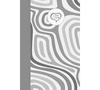 Dot Grid Notebook - Abstract Grey & White | Bullet Journal & Planner (6×9″, 120 Pages): Dot grid para apuntes, bocetos & organización diaria • Papel crema premium