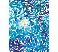 Dot Grid Notebook: Aesthetic Watercolor Swirl Edition: Large 8.5 x 11 Journal with 122 Pages for Aesthetic Notes, Creative Planning and Artistic Writing