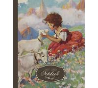 Dot Grid Notebook: Dot Grid Style Notebook with 108 Cream Colored Pages for Bullet Journaling with a Vintage Fairy Tale Cover