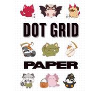 Dot Grid Notebook: Kawaii Halloween: Double-Sided Dotted Paper for Planning, Designing and Bullet Journaling (Large 8.5" x 11")