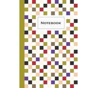 Dot Grid Notebook - Olive Green, Red & White Stone-Inspired Cover - Japanese Aesthetic Hashira Journal, 6x9 in, 120 Pages, Soft Matte + Personal Info ... Journaling, Bullet Notes, Creative Writi