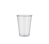 DOT Horeca Solutions 100 Bicchieri PLA trasparenti monouso bio 400 ML alta qualità usa e getta bicchiere compostabili biodegradabili umido per acqua bevande birra cocktail drink