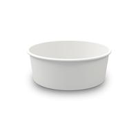 DOT Horeca Solutions 100 ciotole in carta 1000 ML insalatiere BIANCO carta cartoncino kraft ciotola marrone salad bowl asporto food delivery insalate riso pokè zuppe pasta take away usa e getta