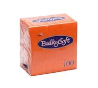 DOT Horeca Solutions 100 Tovagliolini 2 veli ARANCIONE carta 24x24 cm aperti e 12x12 cm chiusi cocktail aperitivo feste party catering tovagliolini finger food monouso usa e getta tovaglioli arancioni