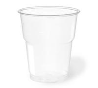 DOT Horeca Solutions 1000 Bicchieri PET trasparenti monouso 250 ML tacca 0,2 alta qualità usa e getta bicchiere riciclabili per acqua bevande birra cocktail drink