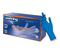 DOT Horeca Solutions 50 Guanti professionali monouso Walking EXTREME in Lattice colore blu TAGLIA XL senza polvere interna riusabili alta resistenza