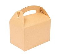 DOT Horeca Solutions 50 PEZZI Scatola Happy Meal Box tema AVANA 15.5 x 10.5 x h 17 cm per feste menù bambini party compleanni picnic porta cibo vari colori e fantasie