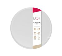 DOT Horeca Solutions 60 Piatti Pizza piani bianchi carta bagassa 32 CM usa e getta monouso polpa di cellulosa compostabili bio bianco asporto catering ristoranti pub party delivery