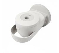 DOT Horeca Solutions - LESSEAU Dispenser BIANCO Manuale dosatore sapone detergente solido per le mani - Zero Plastica e Zero Sprechi - Compatto ed Elegante - Montabile a parete