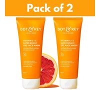 Dot & Key Vitamin C + E Super Bright Gel Lavaggio Viso per Schiarire la Pelle...
