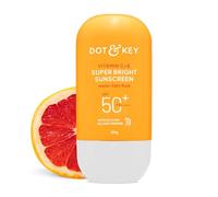 DOT & KEY Vitamina C + E Super Bright Sunscreen SPF 50 Water Light, UVA/UVB & Blue Light Protection Per una pelle uniforme, tonica e luminosa