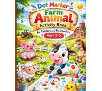 Dot Marker Farm Animal Activity Book for toddlers and preschoolers ages 2-5
