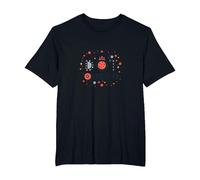 DOT Queen: Polka DOT Royalty per Le Donne alla Moda Maglietta, Uomo Taglie Grandi, Nero, 4X Tall